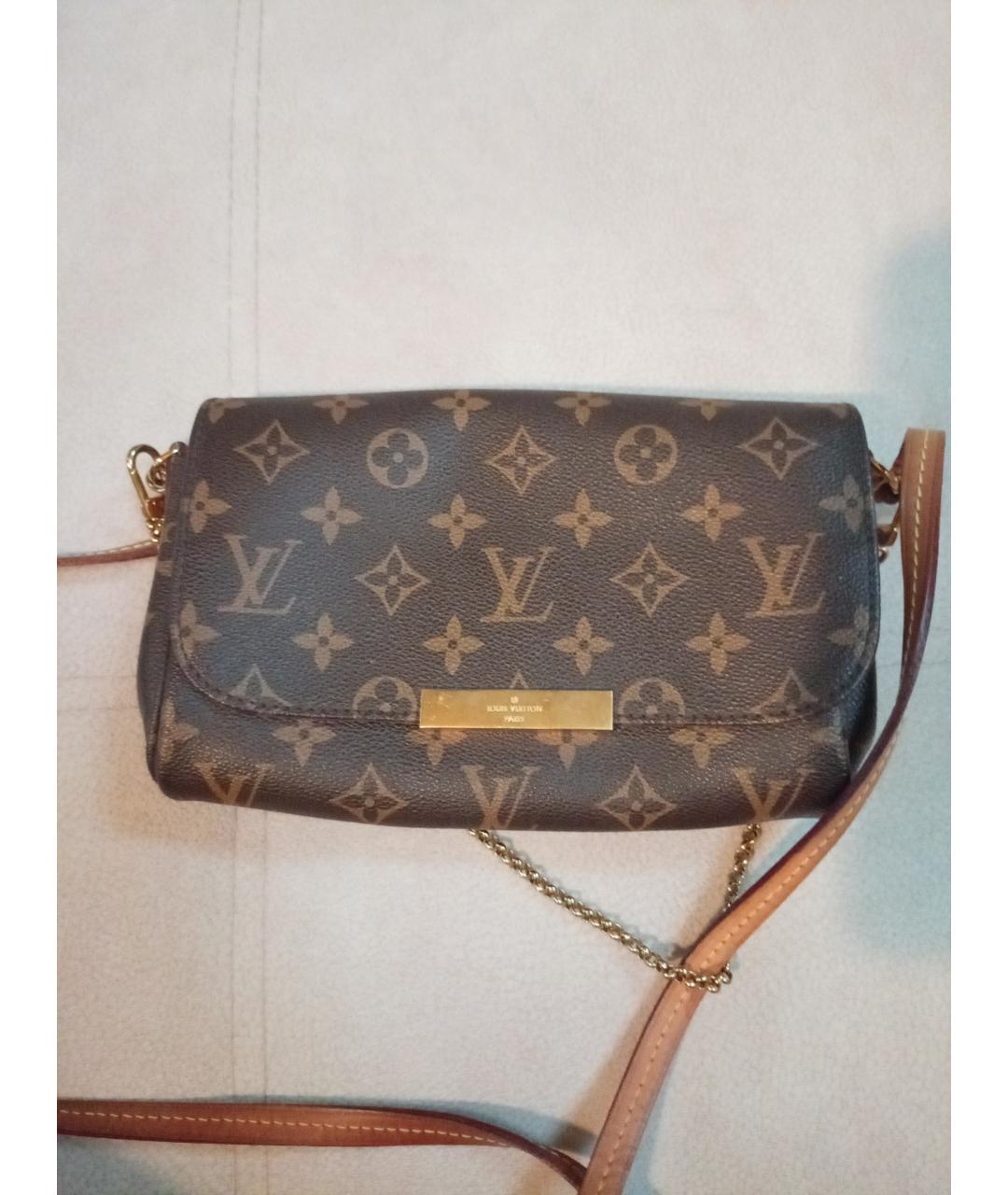 LOUIS VUITTON Коричневая сумка через плечо, фото 5