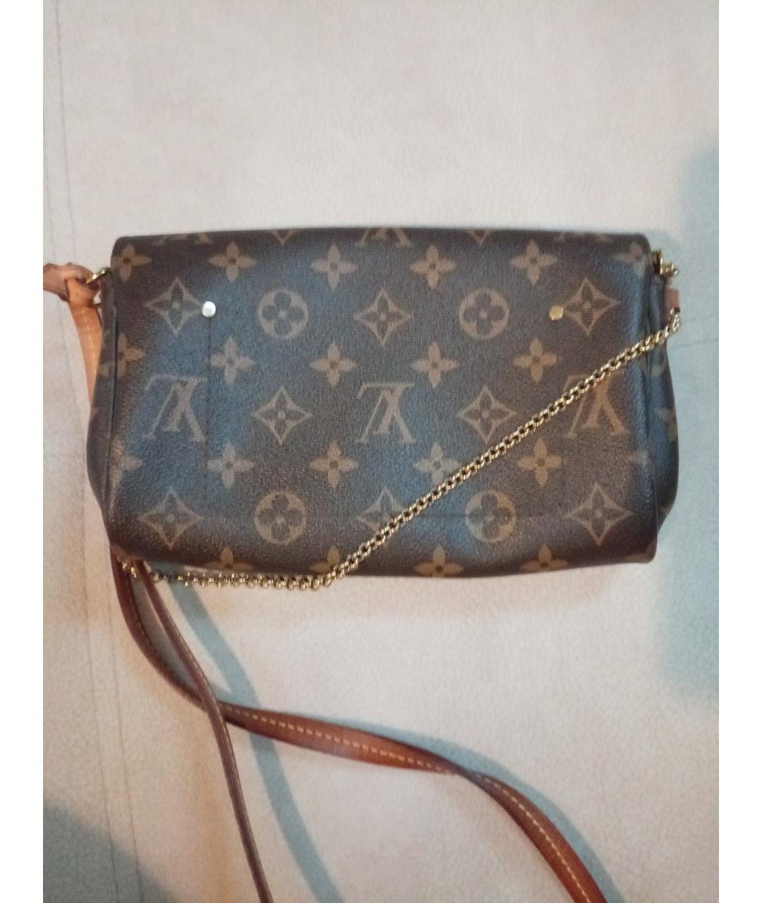 LOUIS VUITTON Коричневая сумка через плечо, фото 3