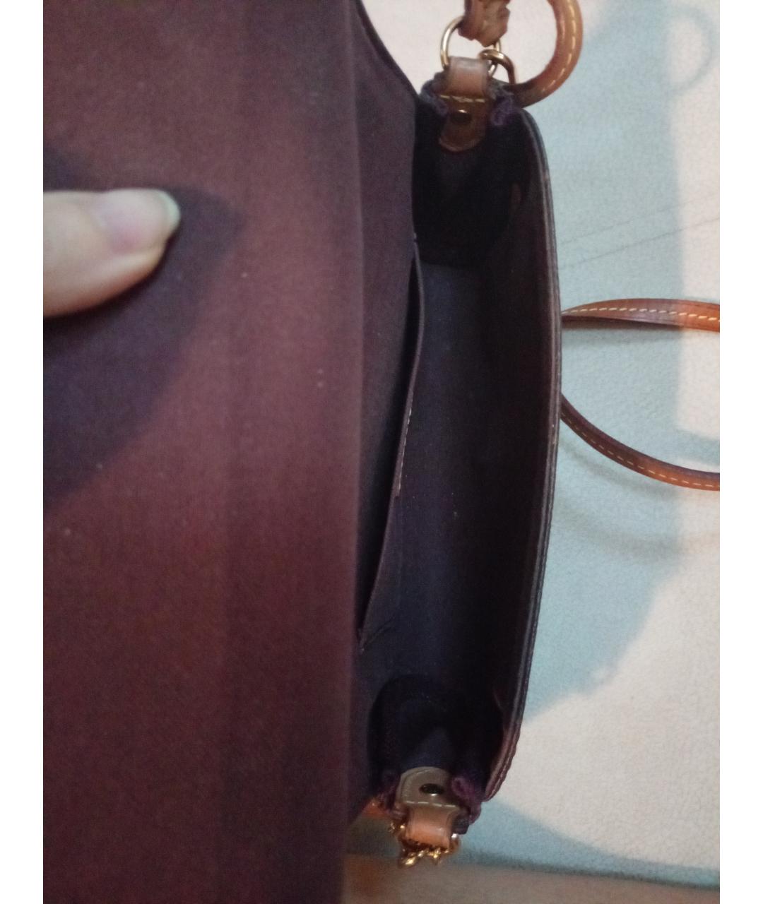 LOUIS VUITTON Коричневая сумка через плечо, фото 4