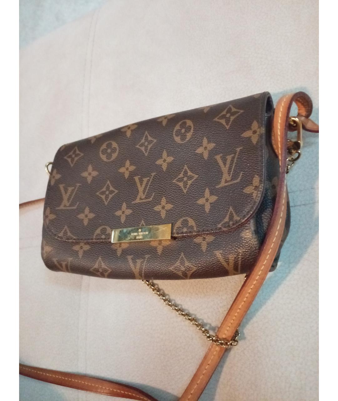 LOUIS VUITTON Коричневая сумка через плечо, фото 2