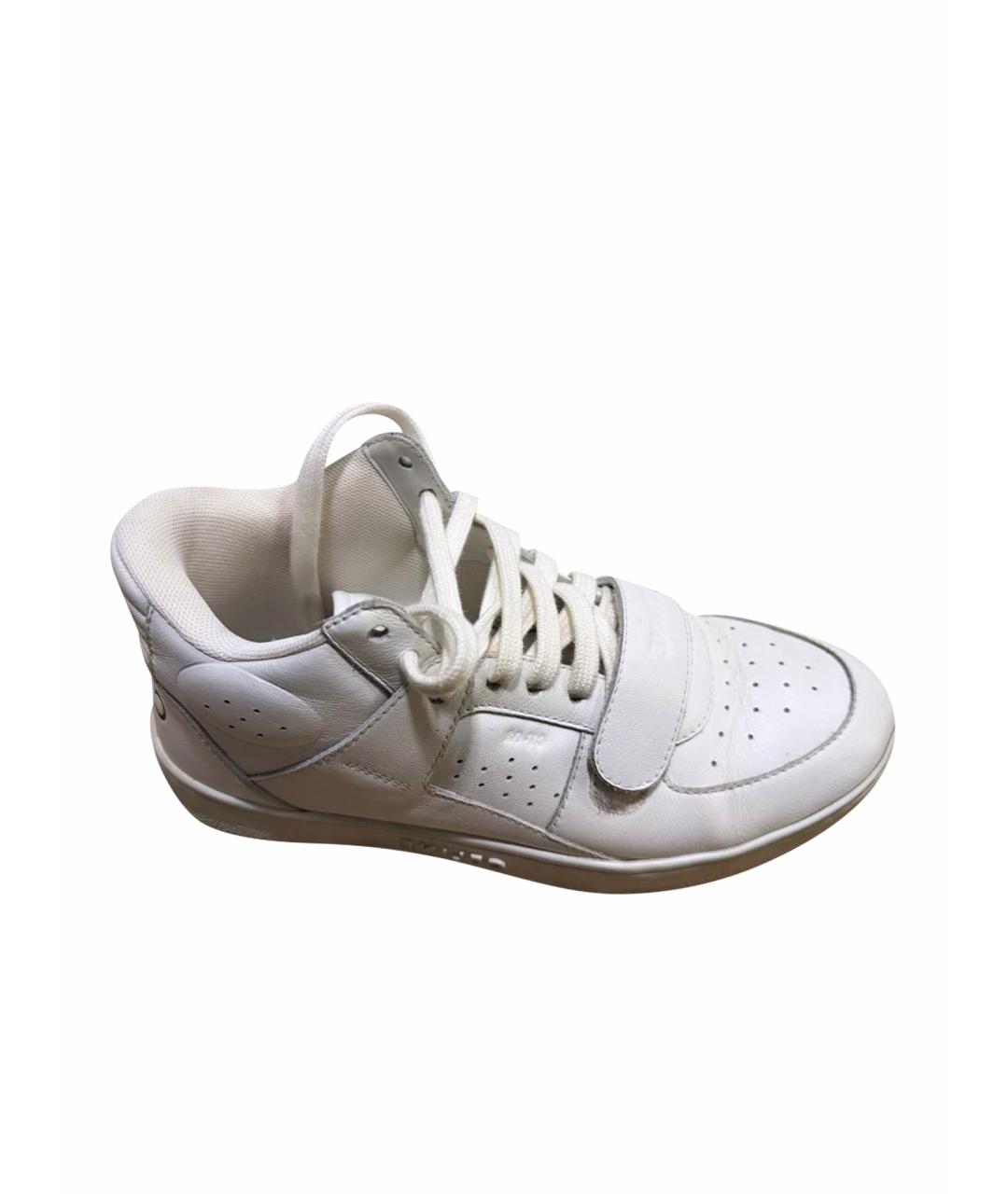 CELINE Белые кожаные кеды, фото 1