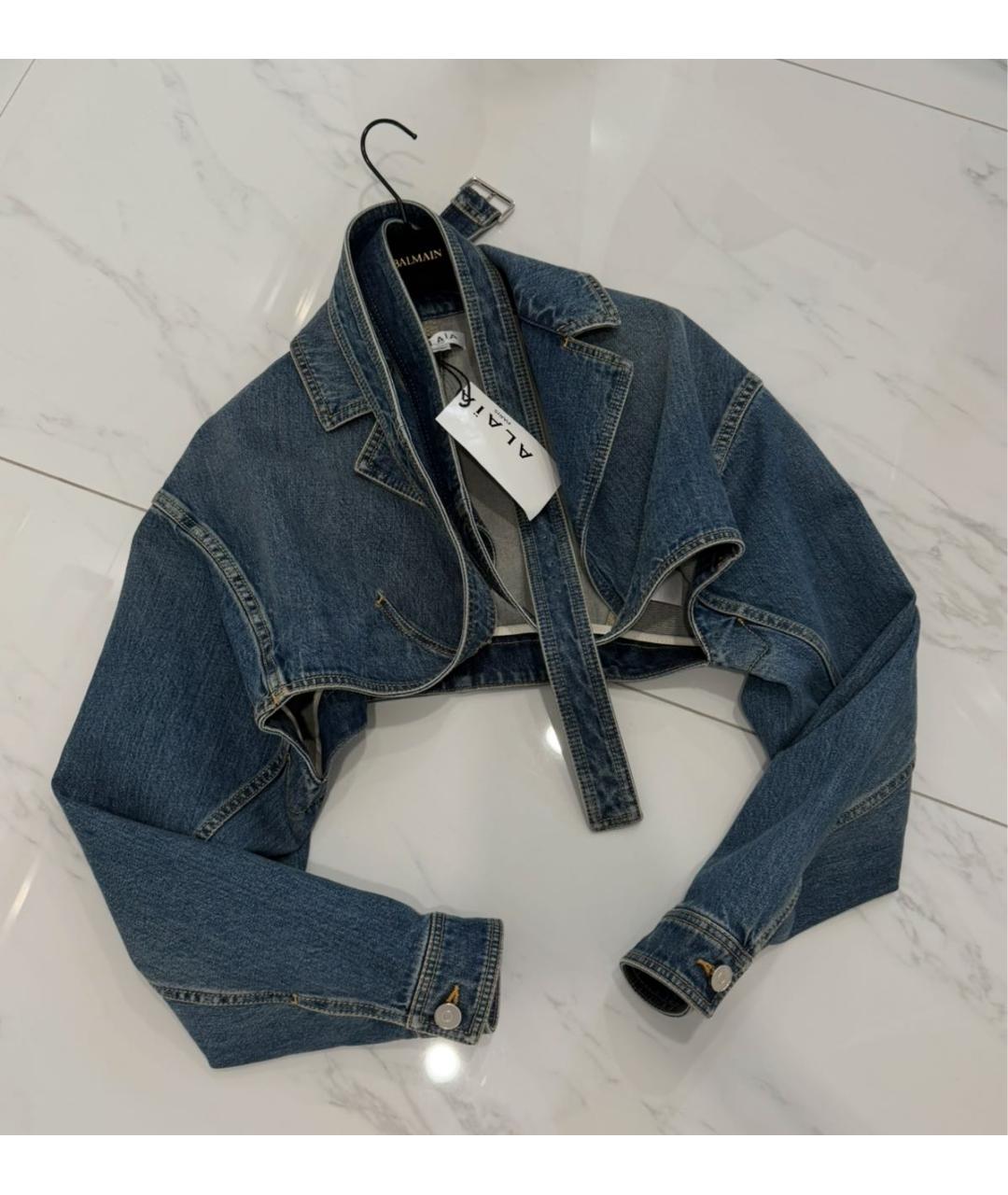 ALAIA Синяя деним куртка, фото 5