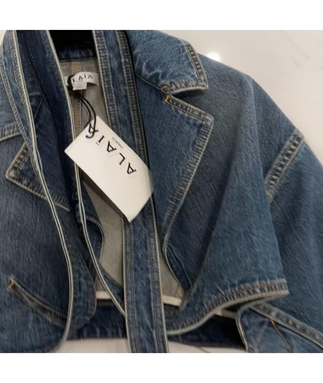 ALAIA Синяя деним куртка, фото 4