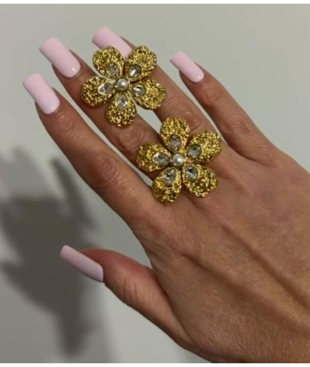 CHANEL Золотые металлические серьги, фото 5