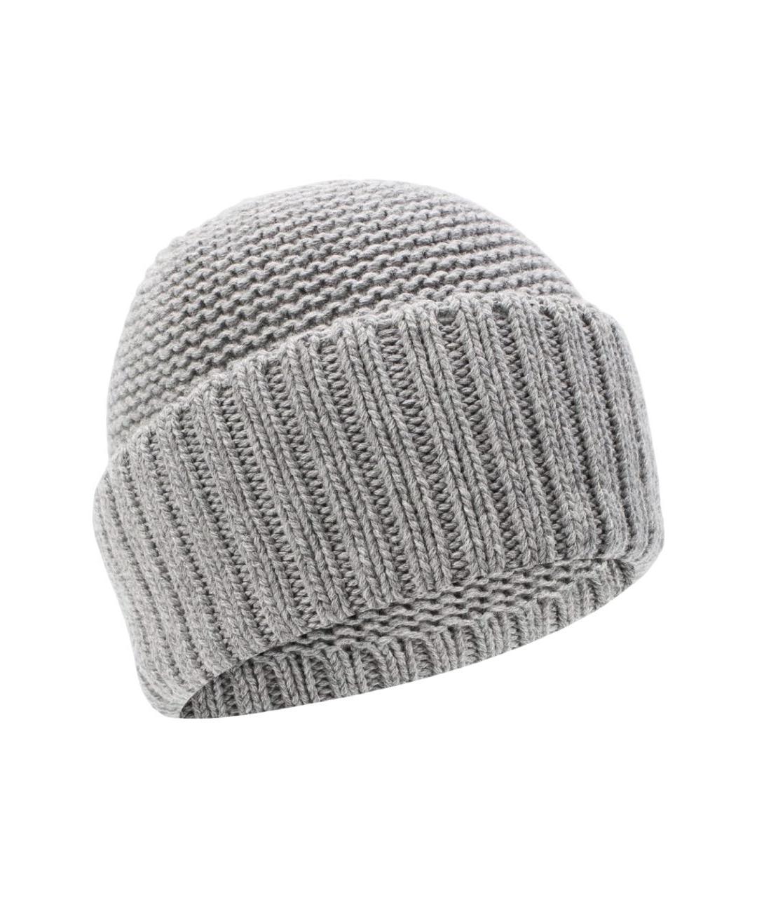BILANCIONI Серая шерстяная шапка, фото 9
