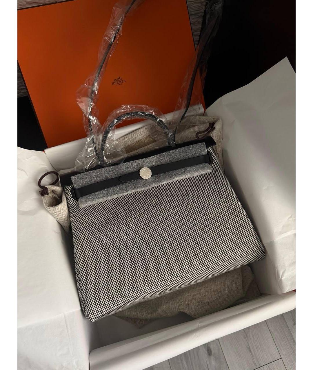 HERMES Мульти кожаная сумка с короткими ручками, фото 3