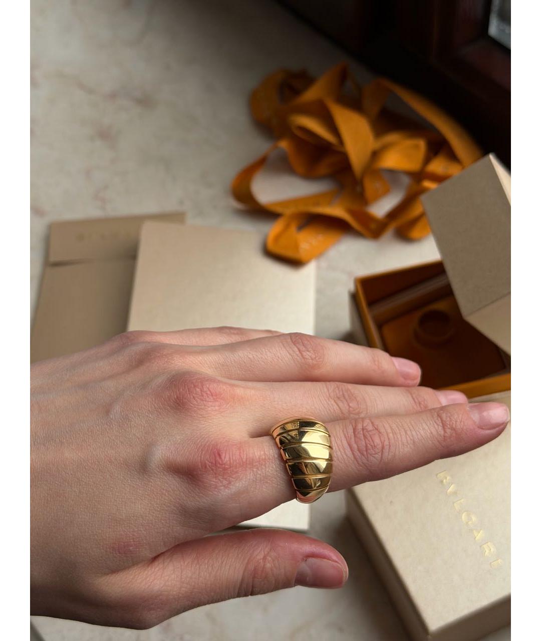 BVLGARI Золотое кольцо из желтого золота, фото 4