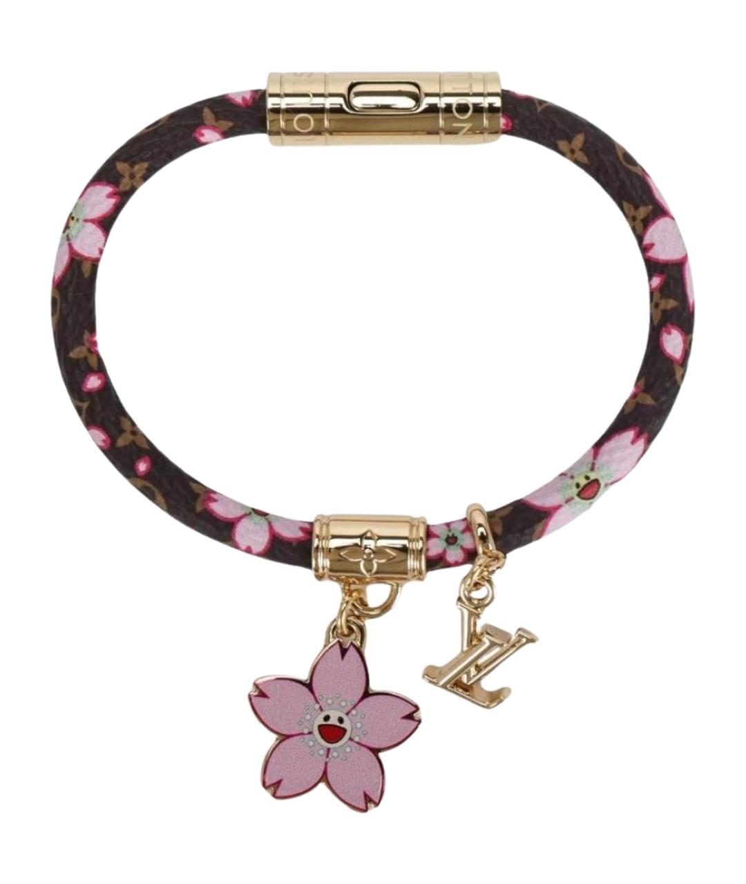 LOUIS VUITTON Коричневый латунный браслет, фото 1