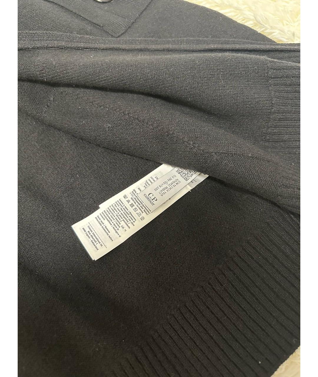 CP COMPANY Черный шерстяной джемпер / свитер, фото 6