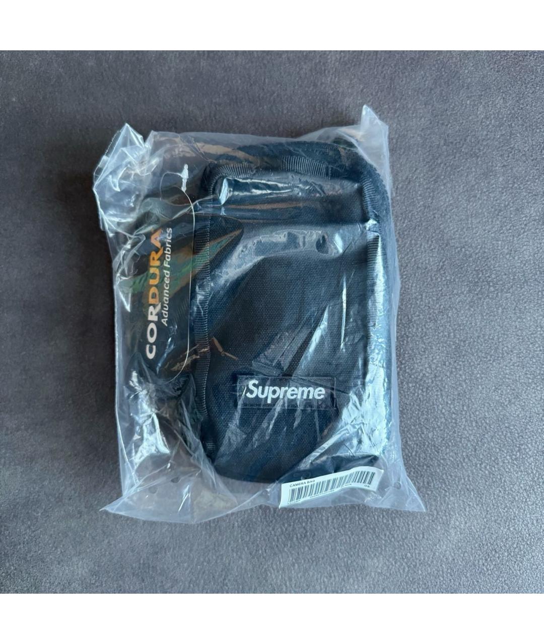 SUPREME Черная синтетическая сумка через плечо, фото 4