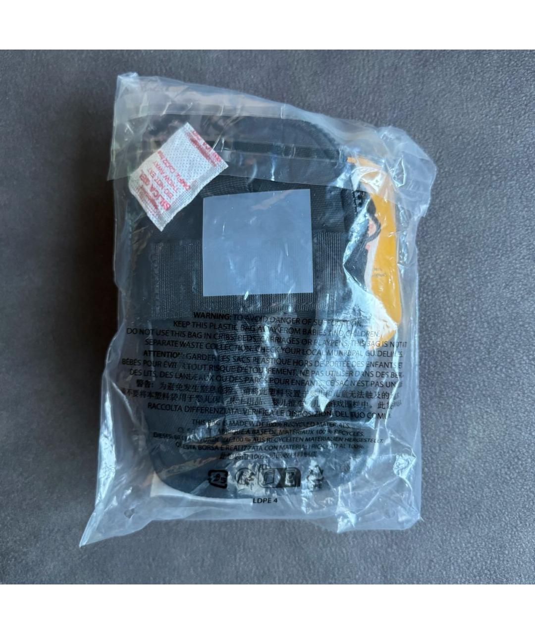 SUPREME Черная синтетическая сумка через плечо, фото 6