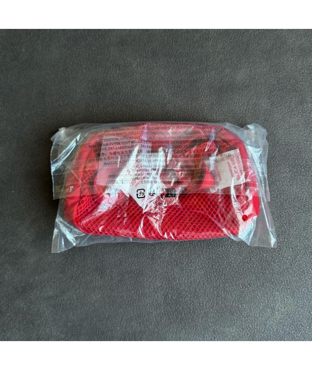 SUPREME Красная синтетическая сумка через плечо, фото 5