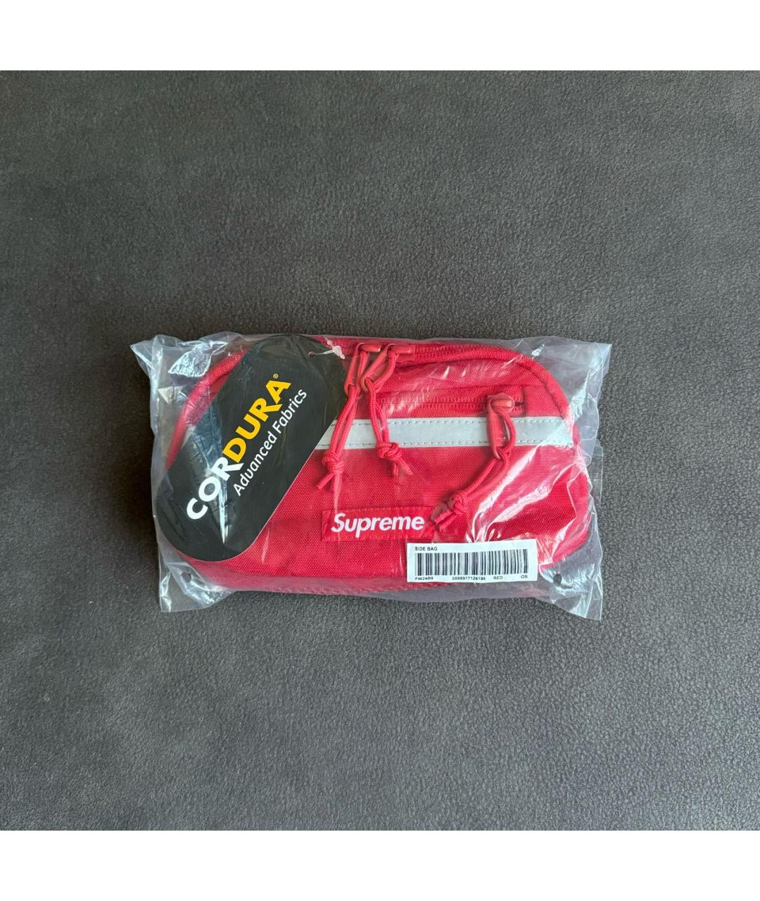 SUPREME Красная синтетическая сумка через плечо, фото 4