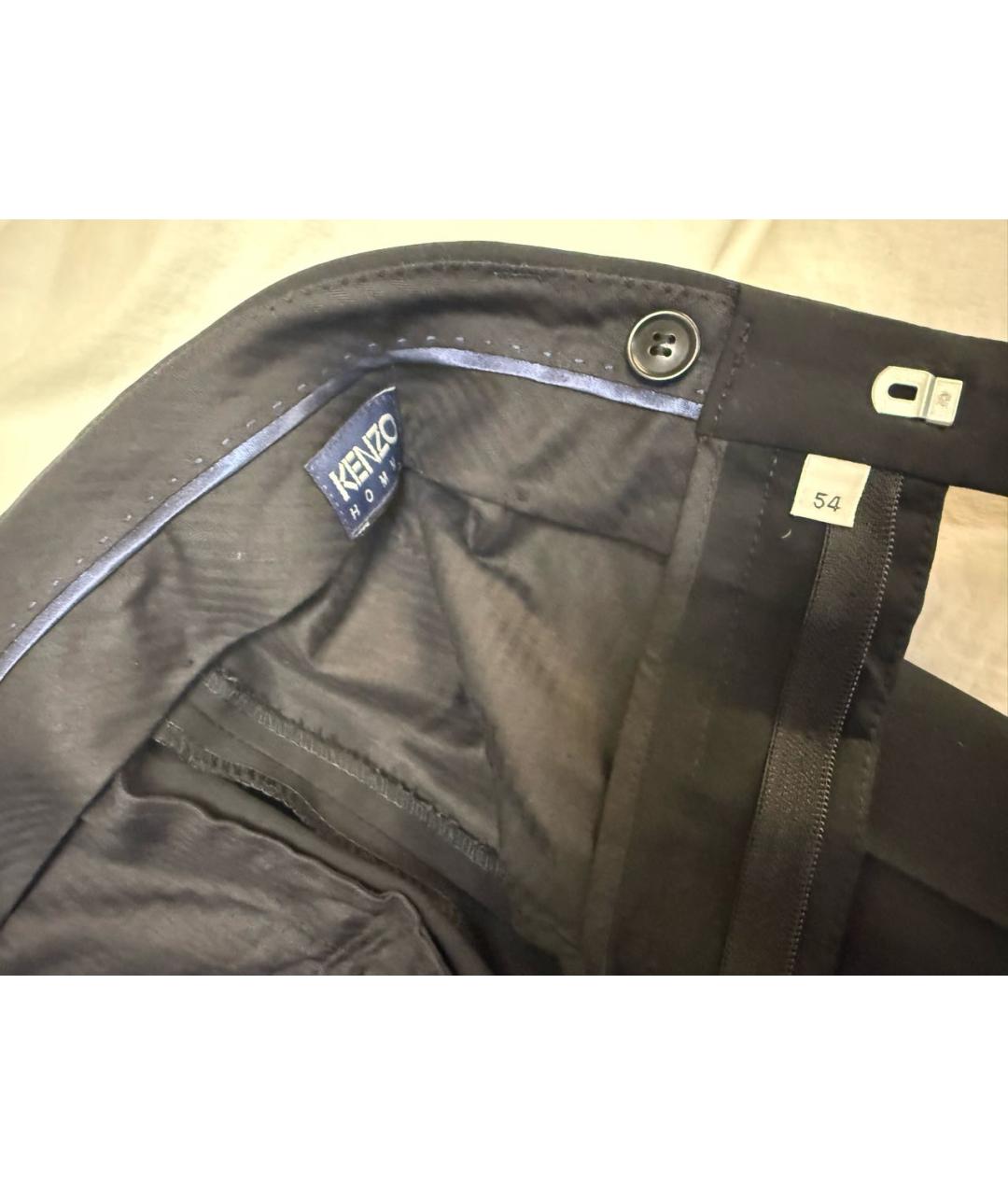 KENZO Черный классический костюм, фото 7