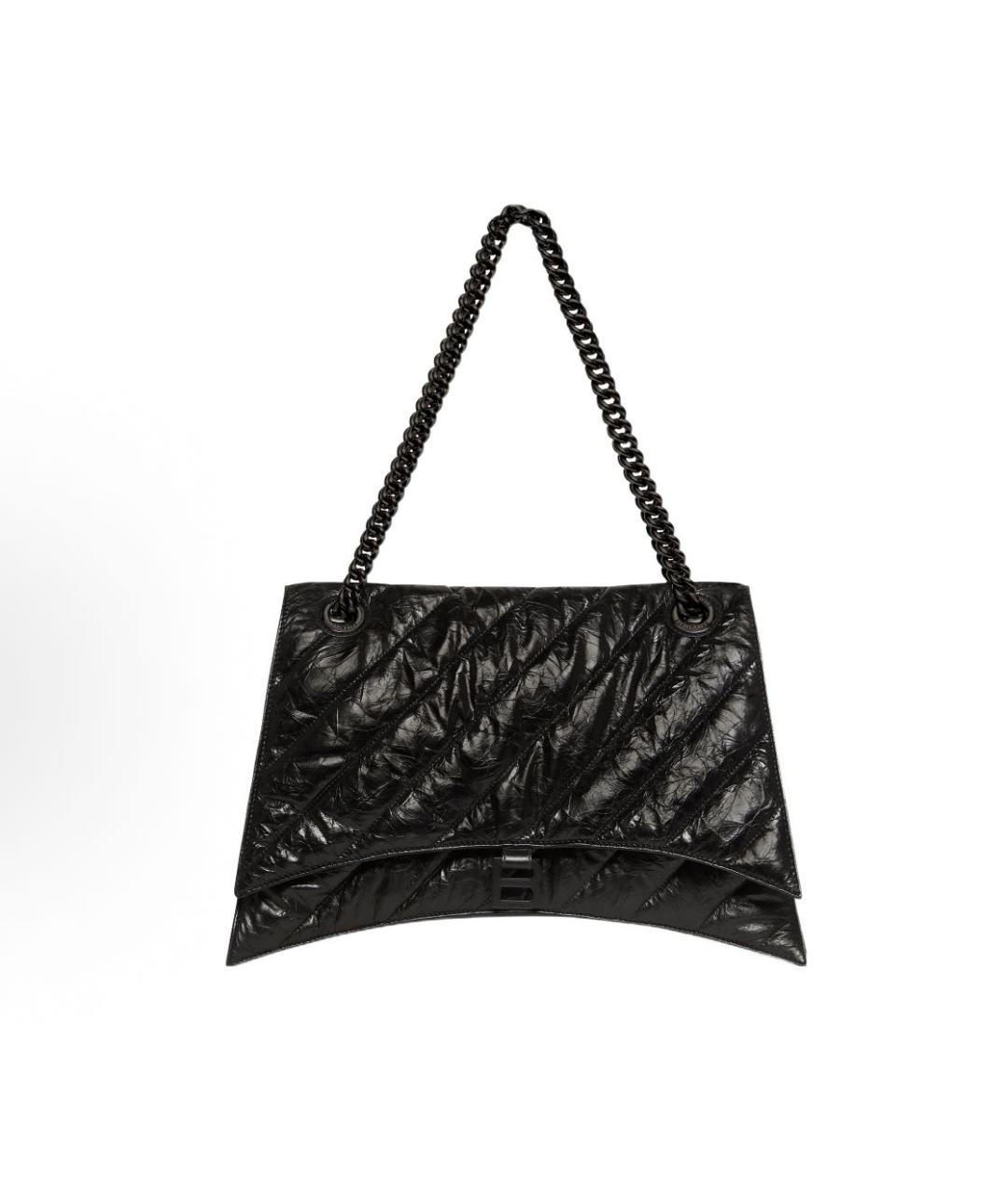 BALENCIAGA Черная кожаная сумка с короткими ручками, фото 5