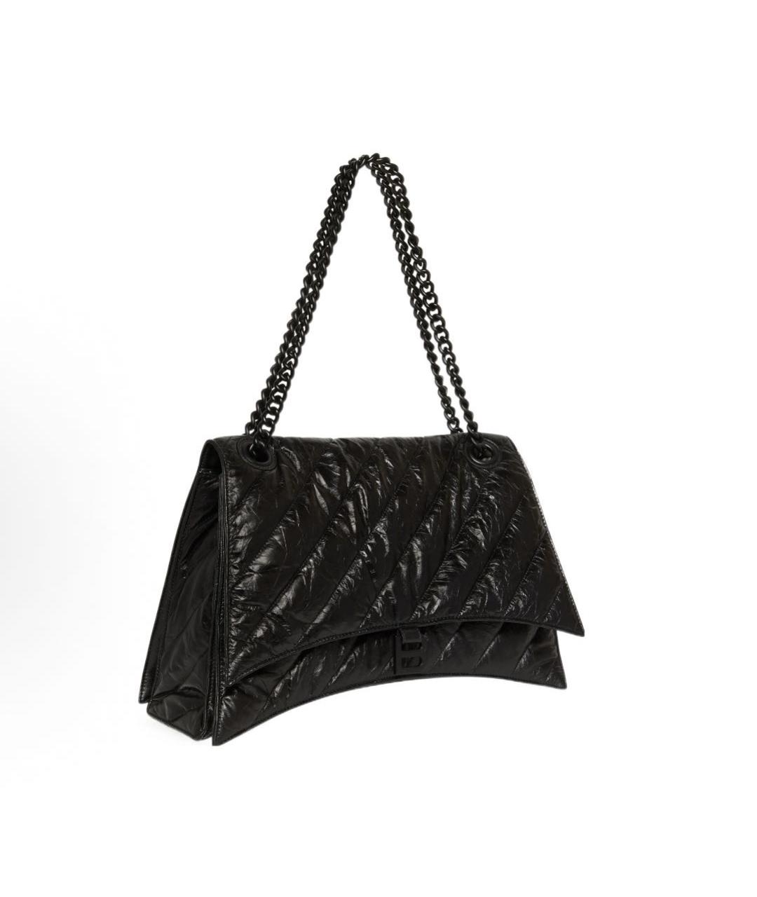BALENCIAGA Черная кожаная сумка с короткими ручками, фото 2