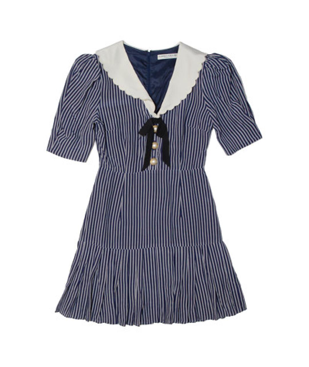 ALESSANDRA RICH Мульти шелковое повседневное платье, фото 1