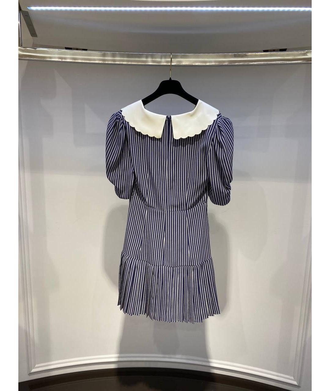 ALESSANDRA RICH Мульти шелковое повседневное платье, фото 3