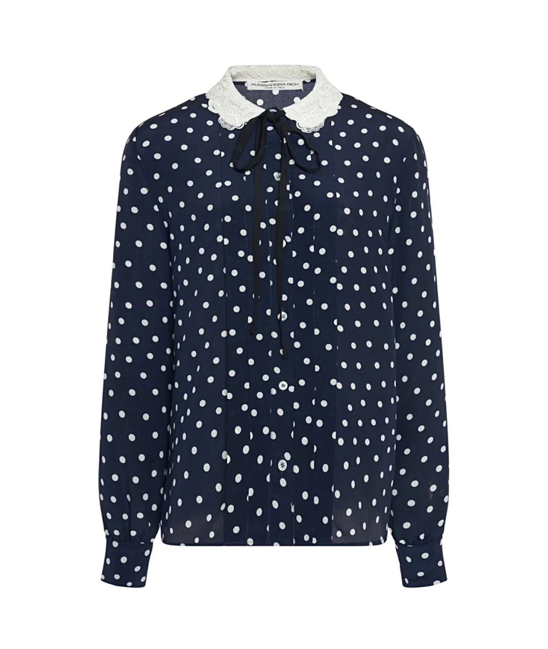 ALESSANDRA RICH Мульти шелковая блузы, фото 1