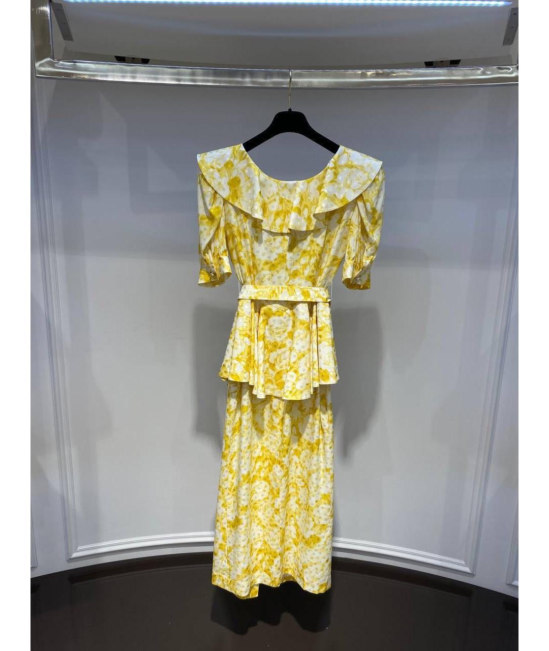 ALESSANDRA RICH Мульти шелковое повседневное платье, фото 3