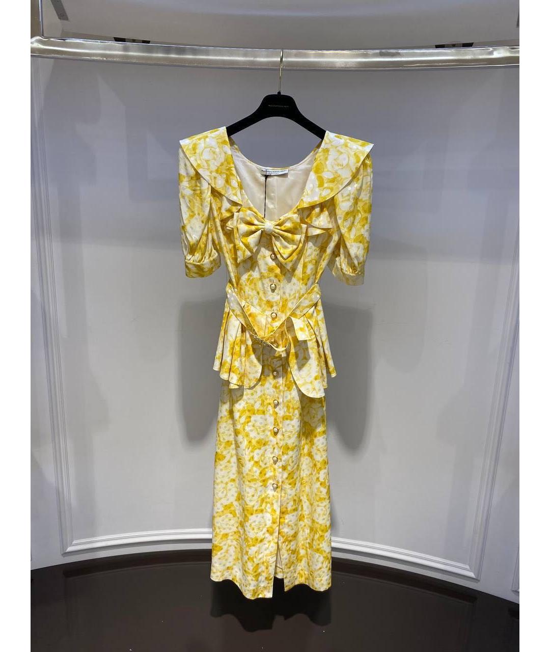 ALESSANDRA RICH Мульти шелковое повседневное платье, фото 2