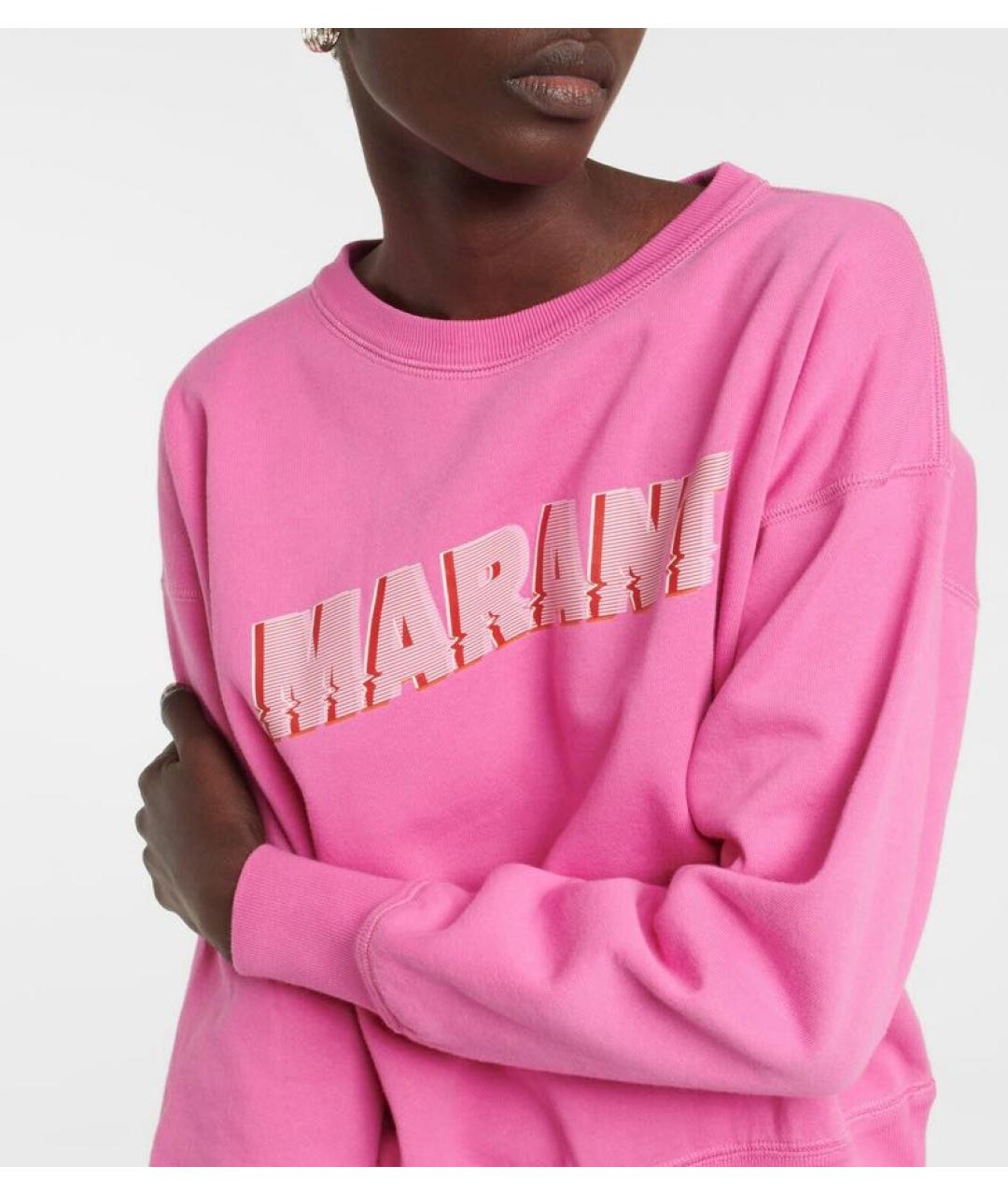 ISABEL MARANT Розовый хлопковый джемпер / свитер, фото 5