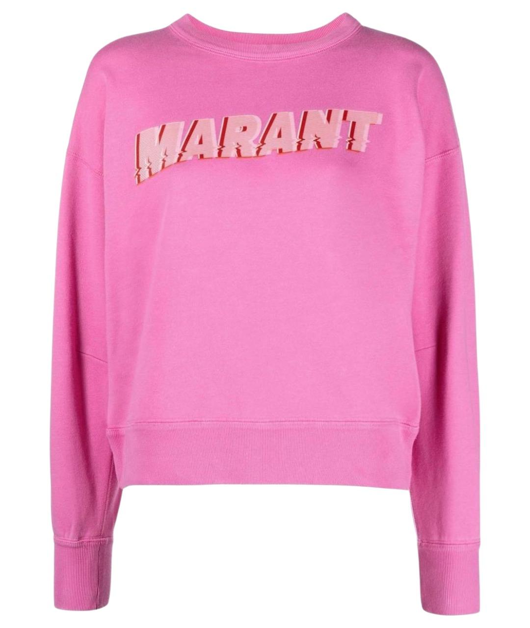 ISABEL MARANT Розовый хлопковый джемпер / свитер, фото 1