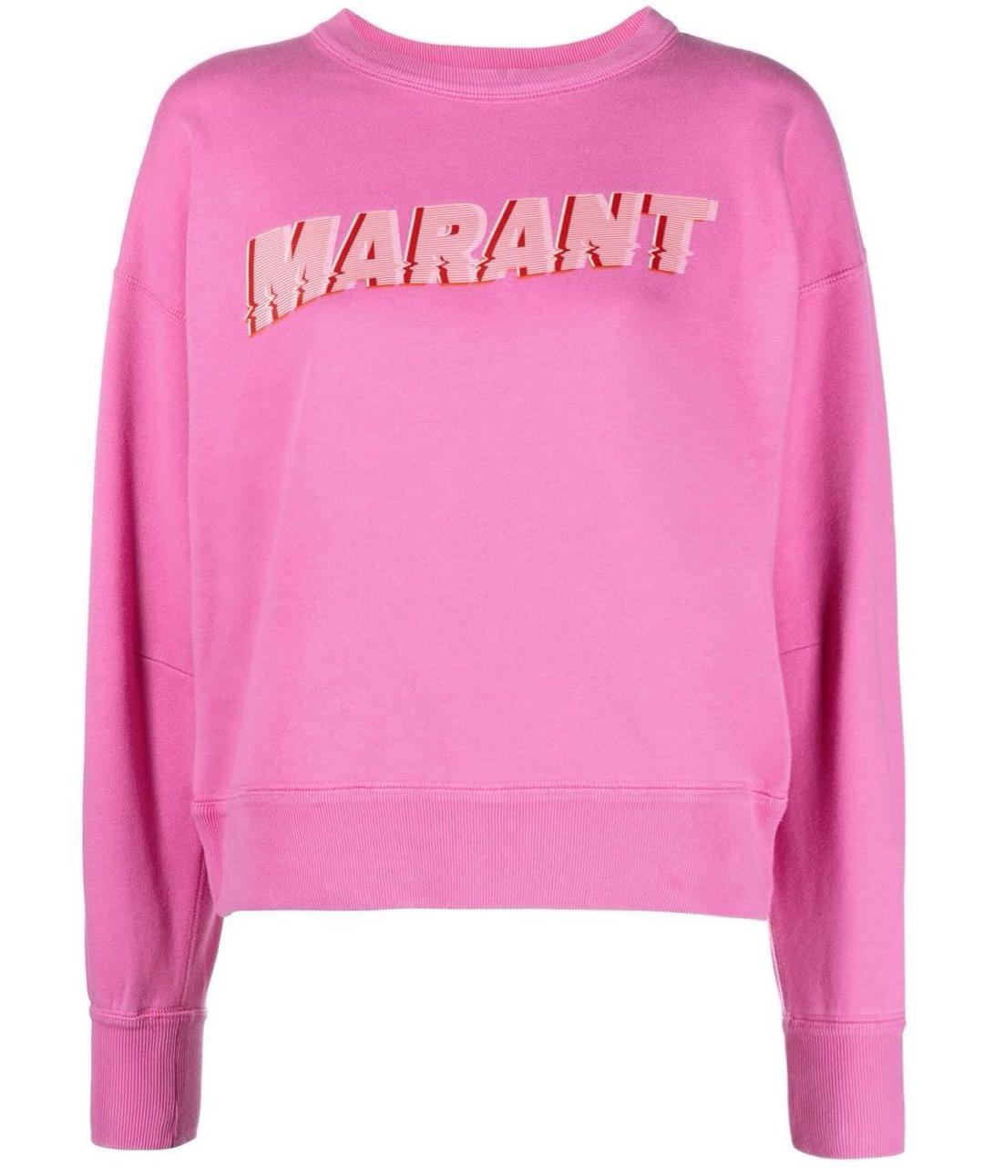 ISABEL MARANT Розовый хлопковый джемпер / свитер, фото 9
