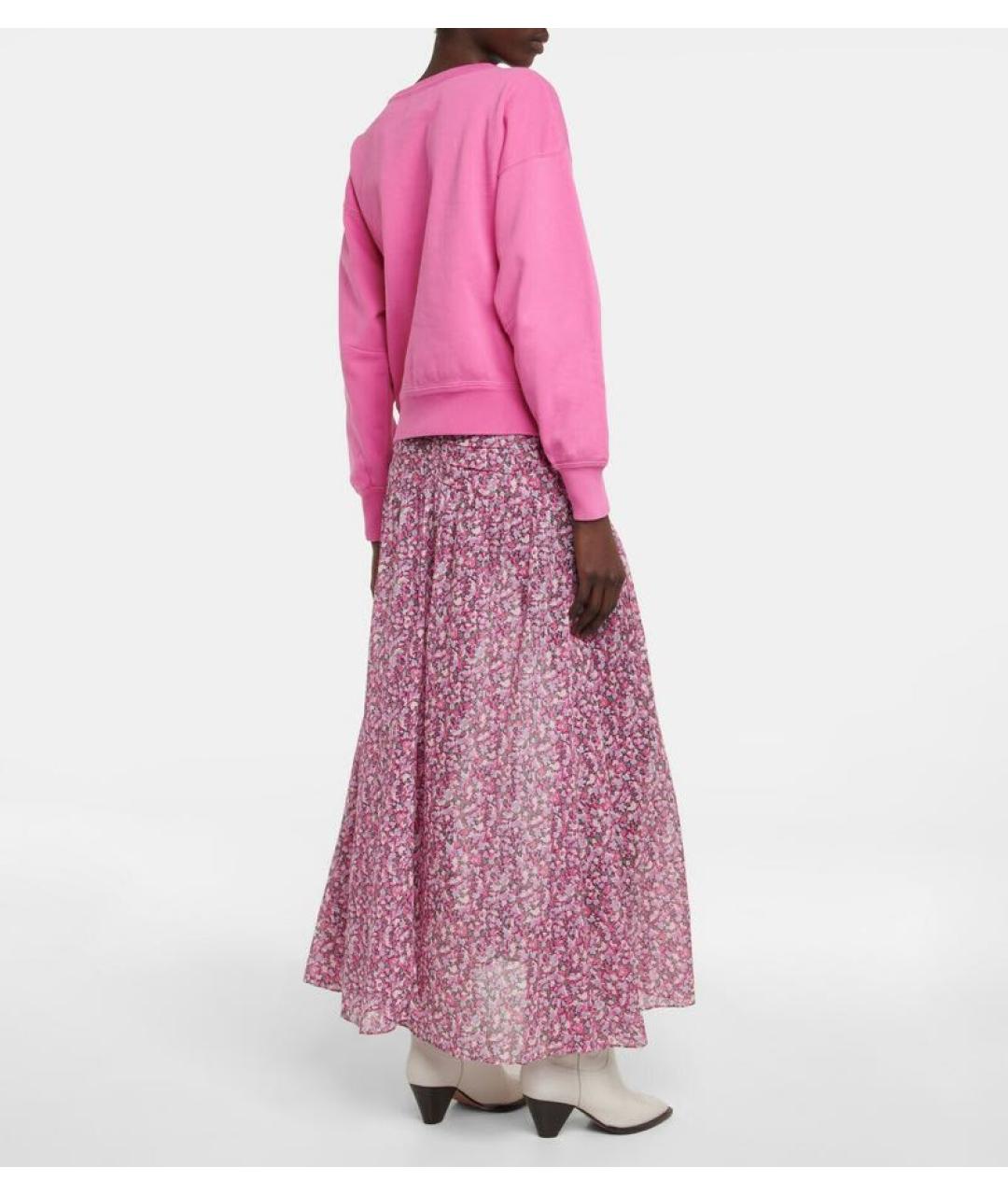 ISABEL MARANT Розовый хлопковый джемпер / свитер, фото 3