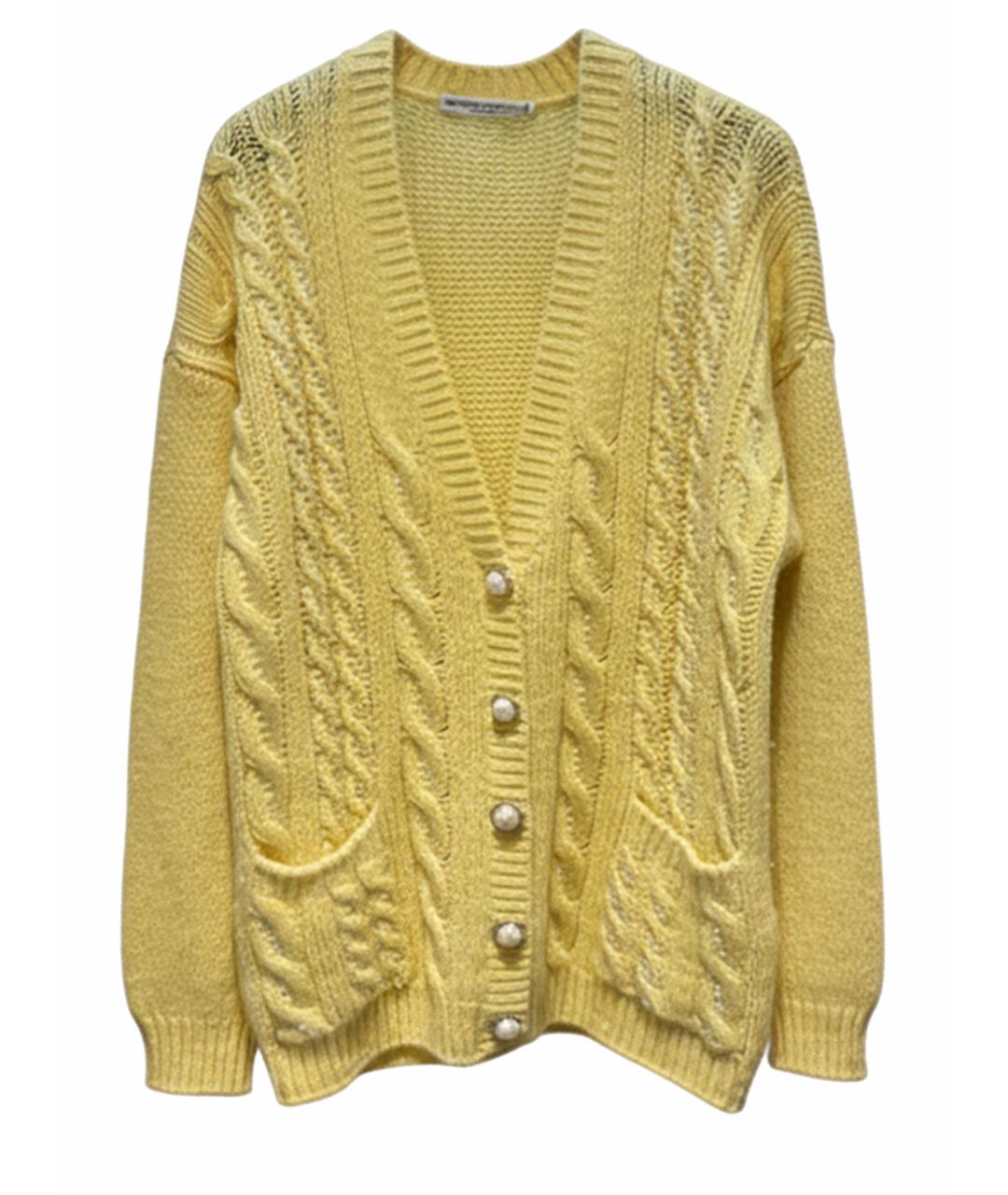 ALESSANDRA RICH Желтый кардиган, фото 1