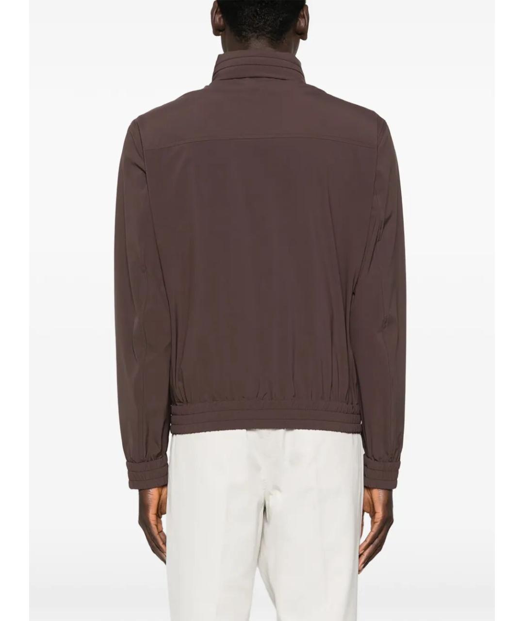 BRUNELLO CUCINELLI Коричневая полиамидовая куртка, фото 3