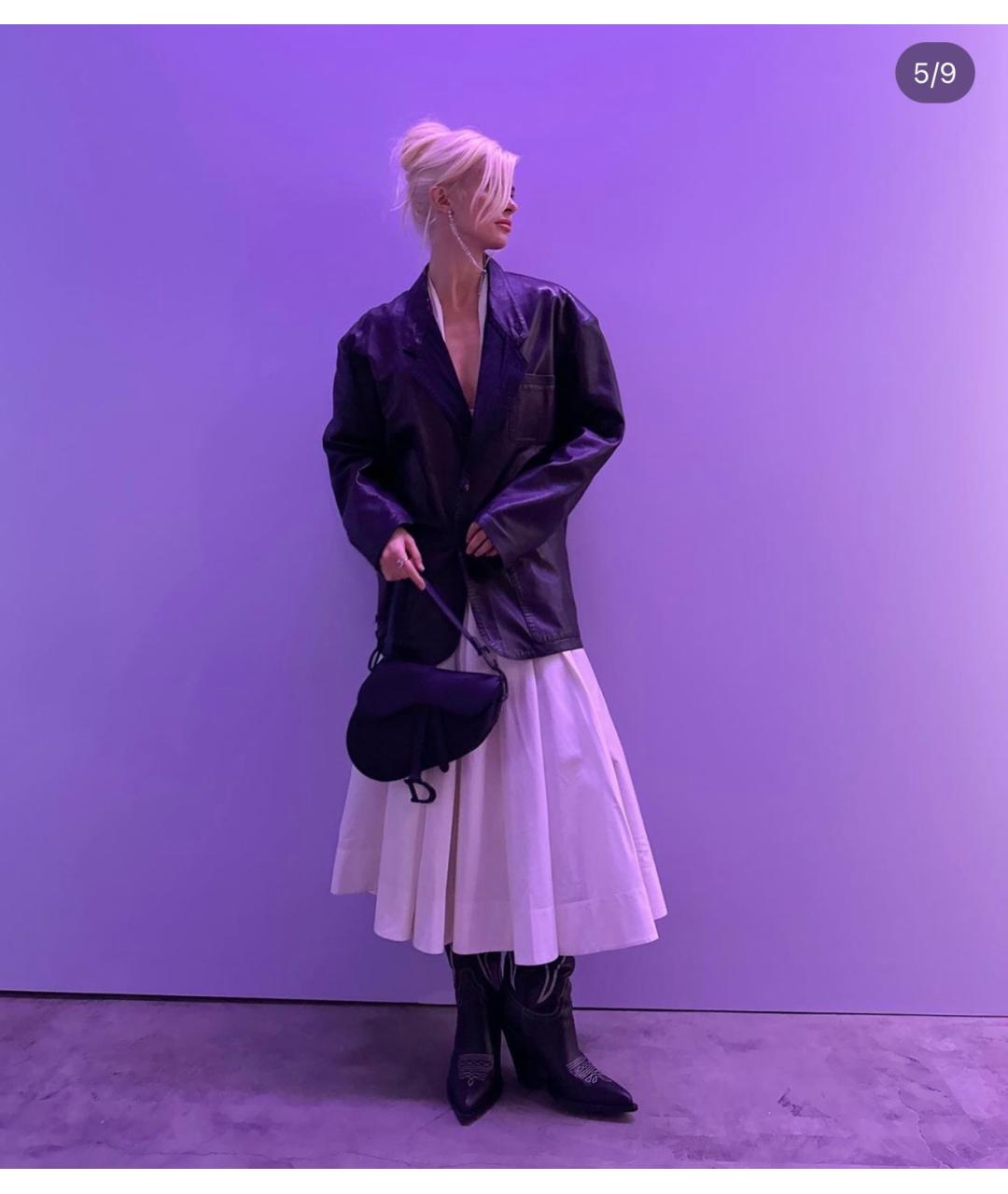 CHRISTIAN DIOR Белое хлопковое вечернее платье, фото 9