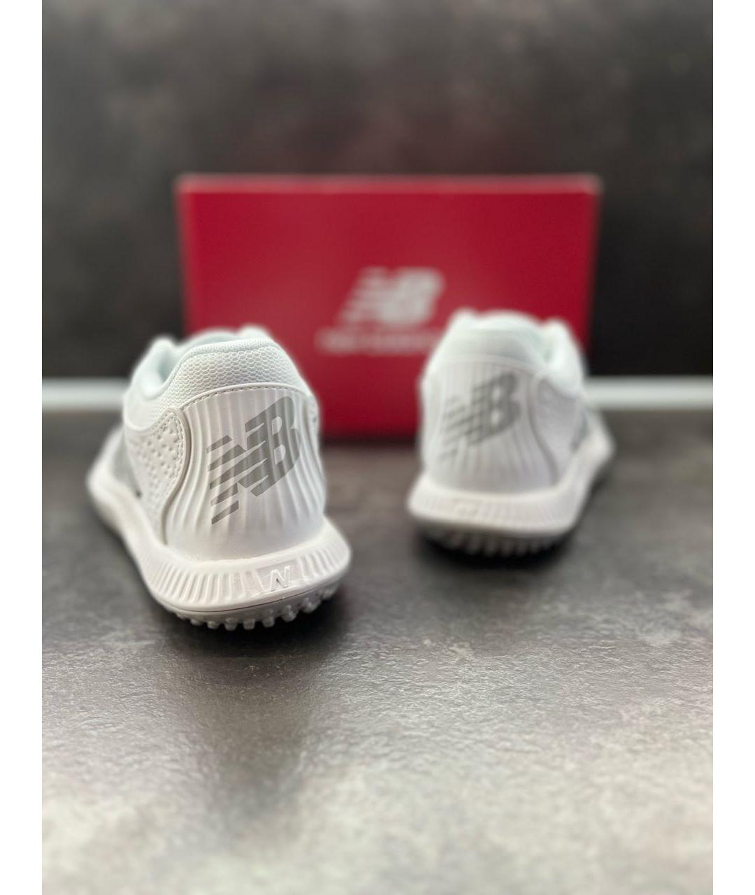 NEW BALANCE Белые текстильные низкие кроссовки / кеды, фото 4