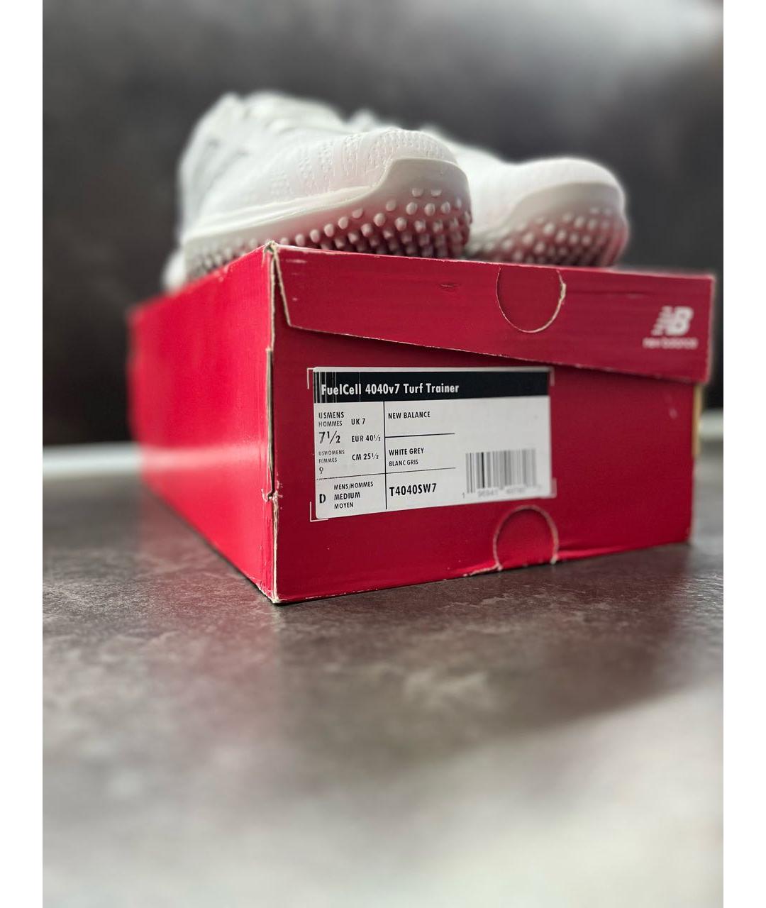 NEW BALANCE Белые текстильные низкие кроссовки / кеды, фото 6