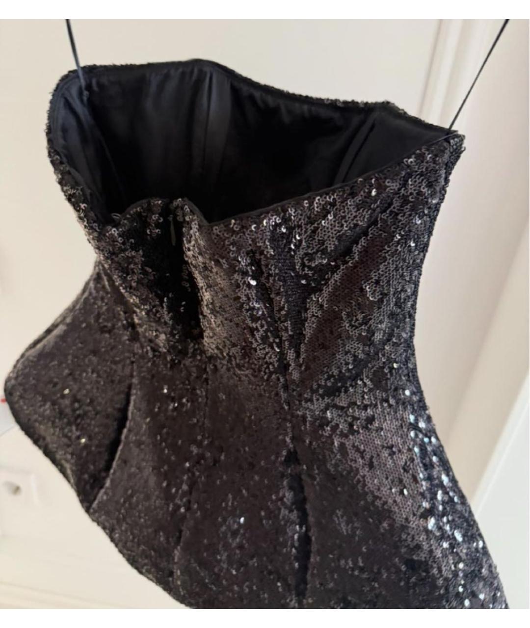 GIUSEPPE DI MORABITO Черный корсет, фото 3