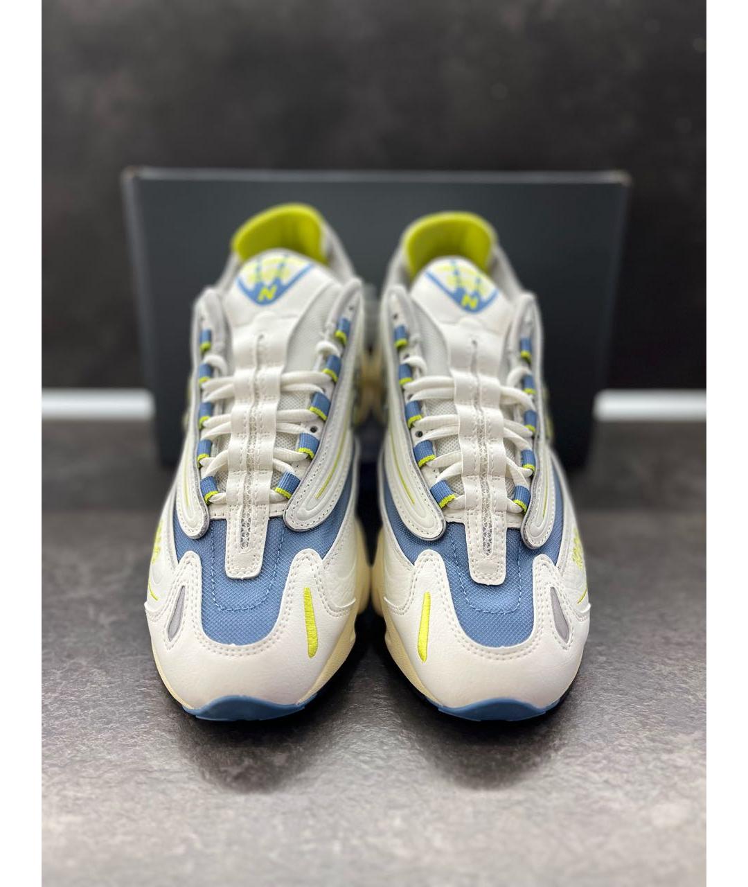 NEW BALANCE Белые низкие кроссовки / кеды из искусственной кожи, фото 3