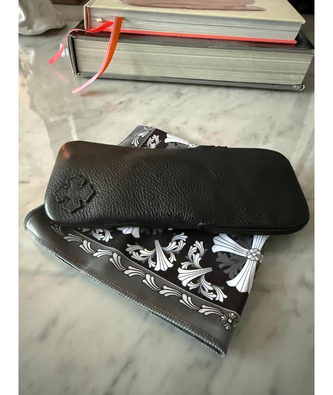 CHROME HEARTS Серые металлические солнцезащитные очки, фото 8