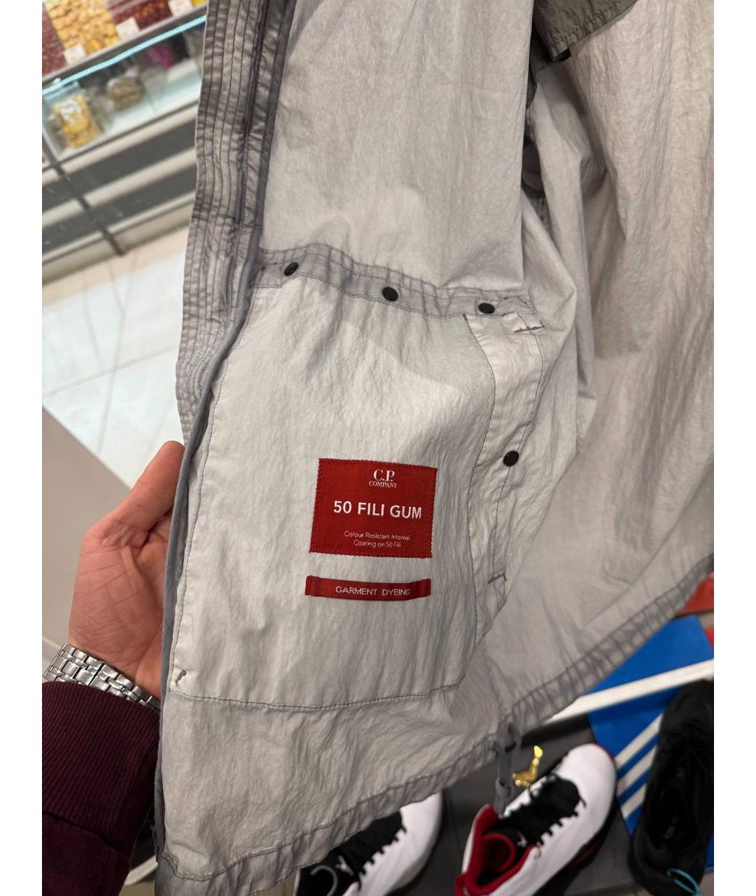 CP COMPANY Серая полиэстеровая куртка, фото 6