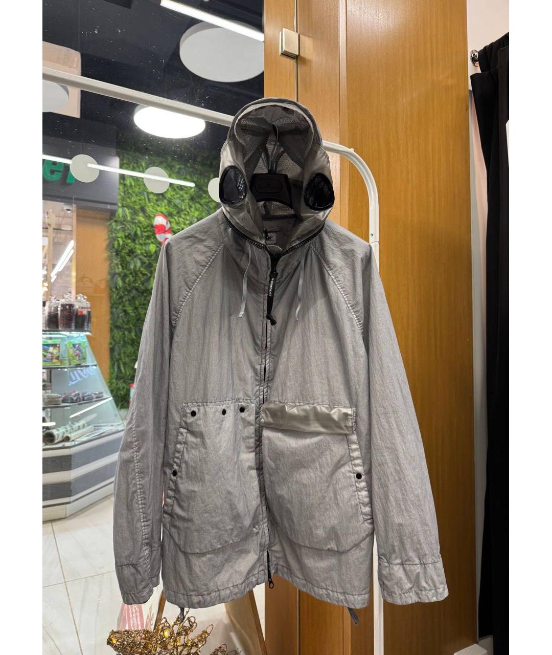 CP COMPANY Серая полиэстеровая куртка, фото 4
