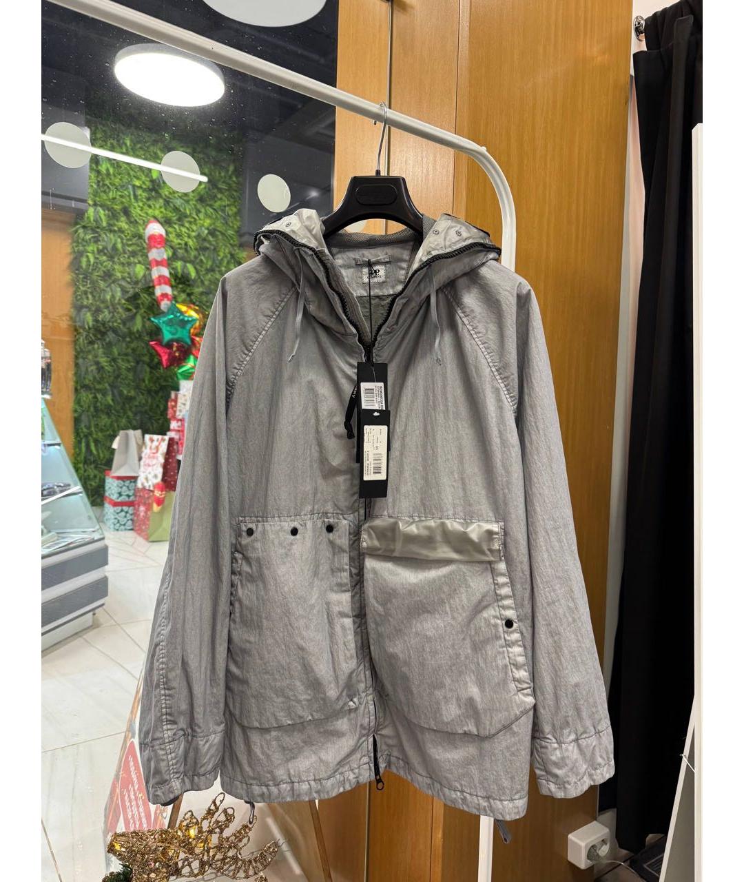 CP COMPANY Серая полиэстеровая куртка, фото 5