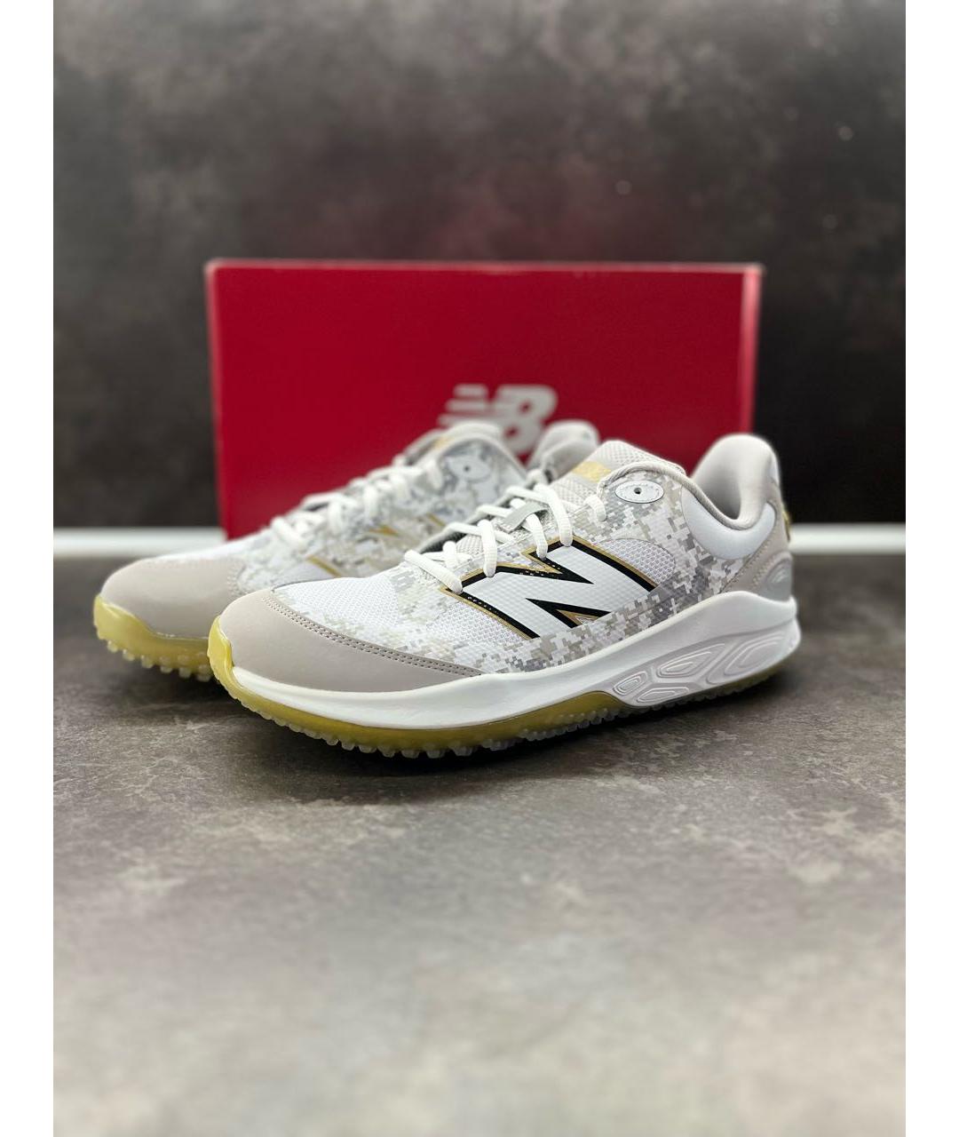 NEW BALANCE Белые текстильные низкие кроссовки / кеды, фото 7