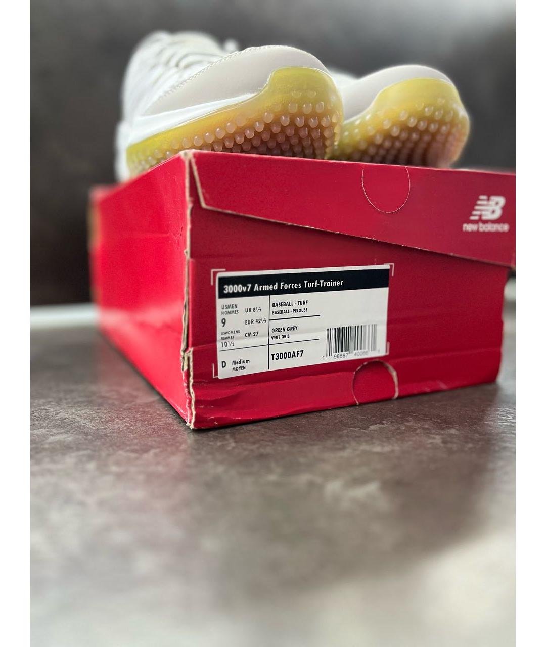 NEW BALANCE Белые текстильные низкие кроссовки / кеды, фото 6