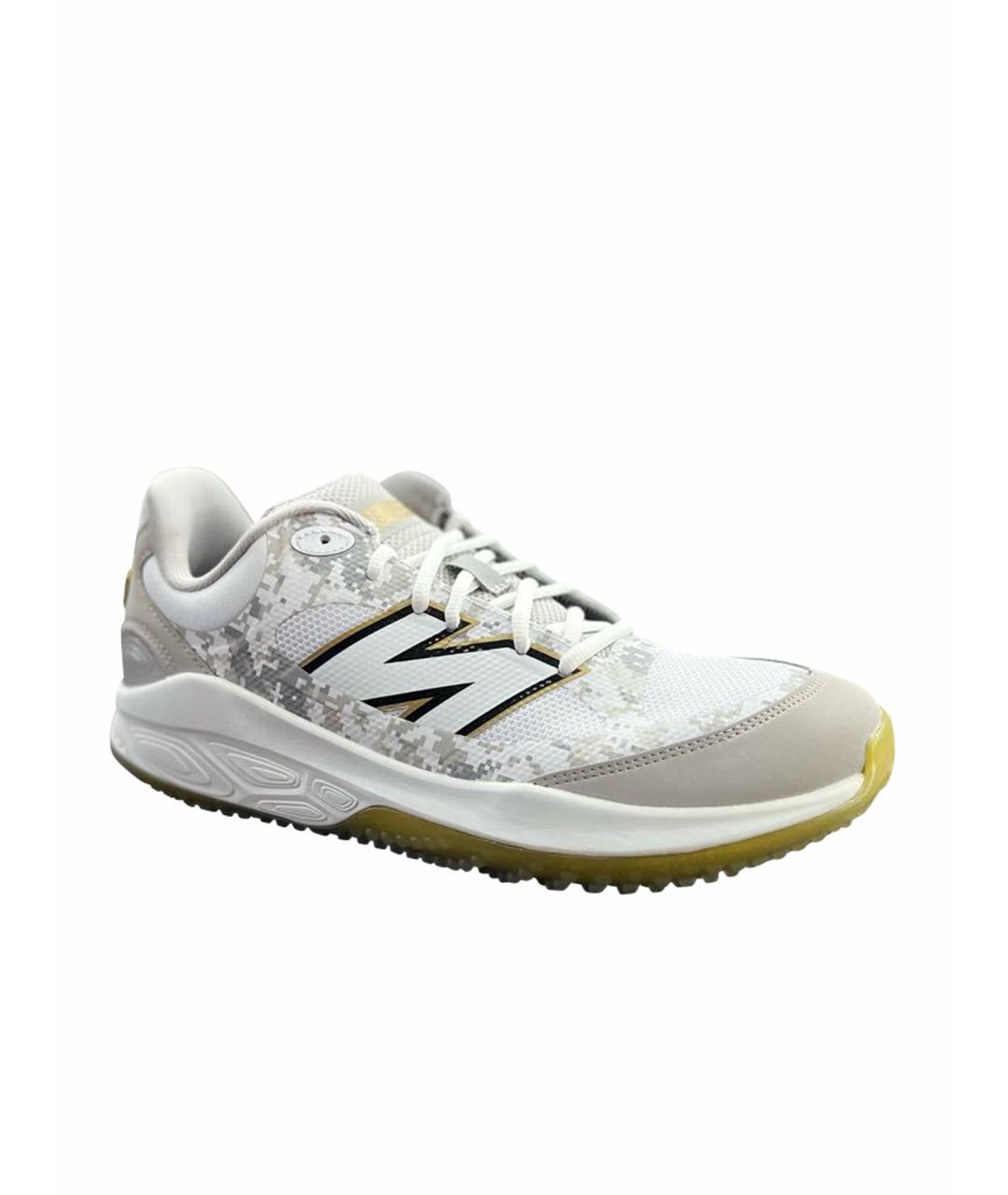 NEW BALANCE Белые текстильные низкие кроссовки / кеды, фото 1