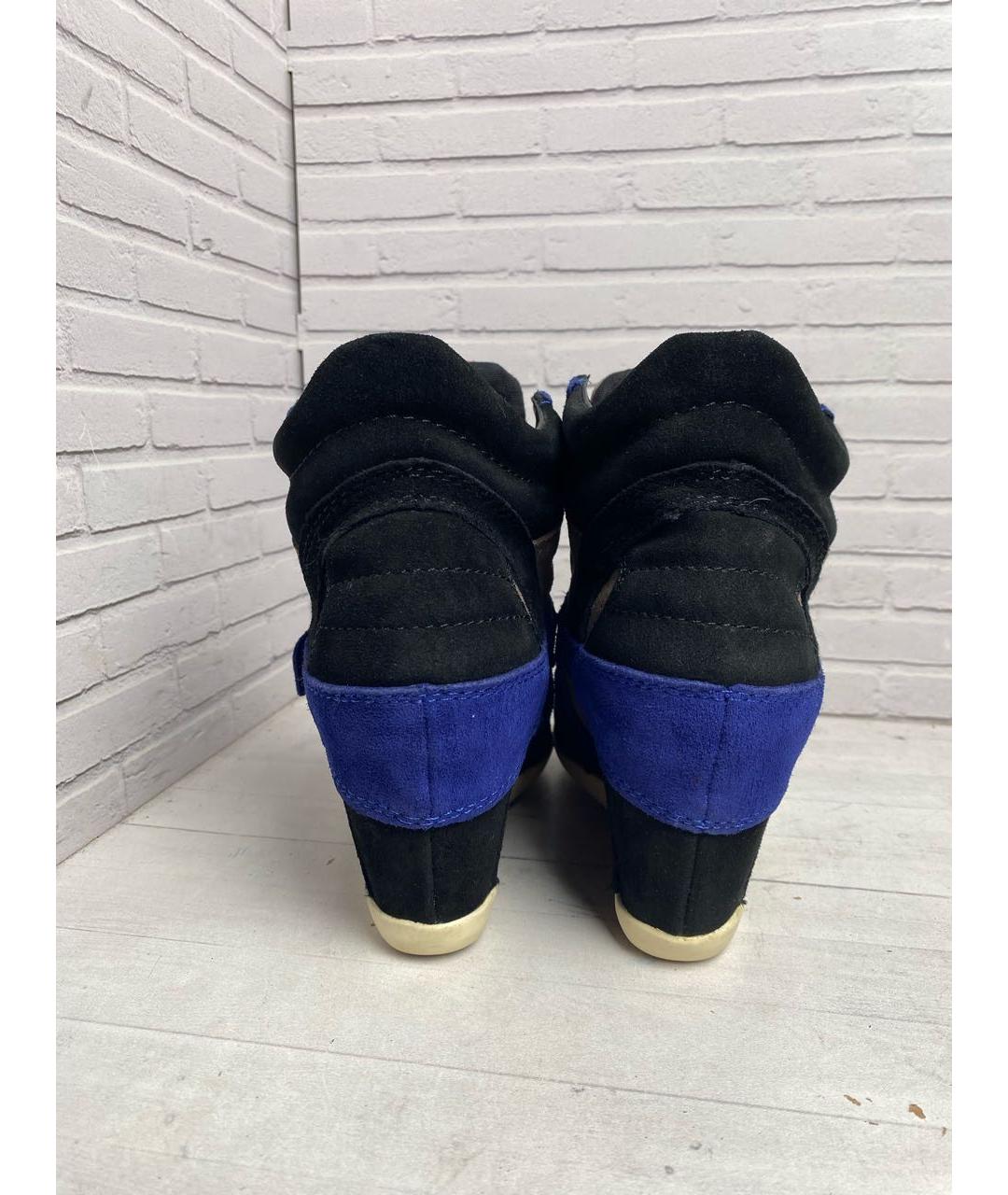 ASH Черные замшевые кроссовки, фото 4