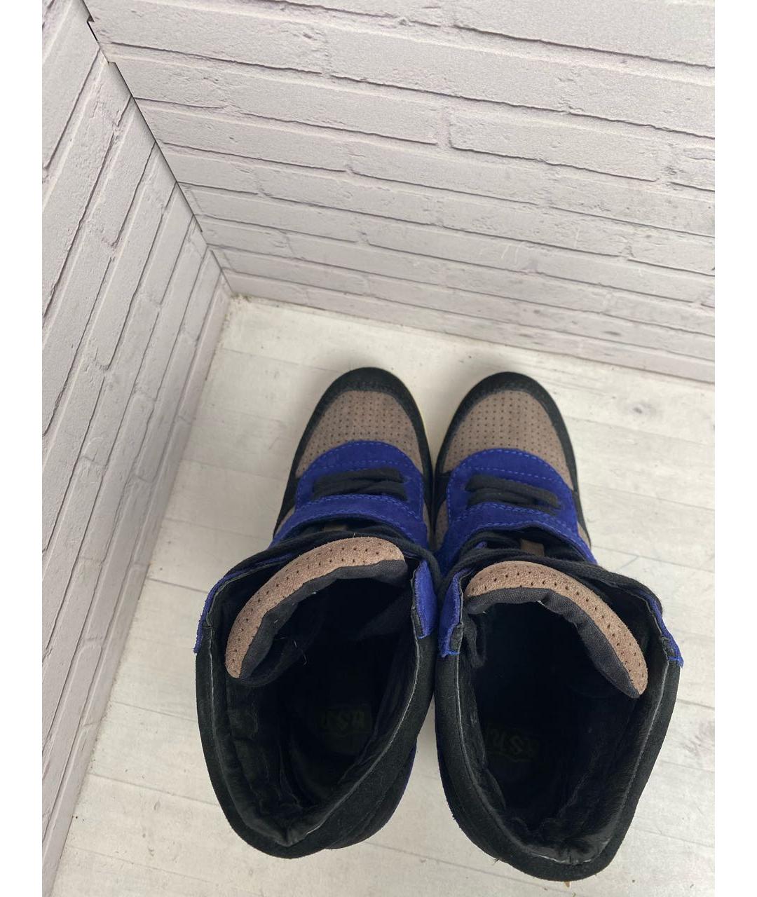 ASH Черные замшевые кроссовки, фото 3