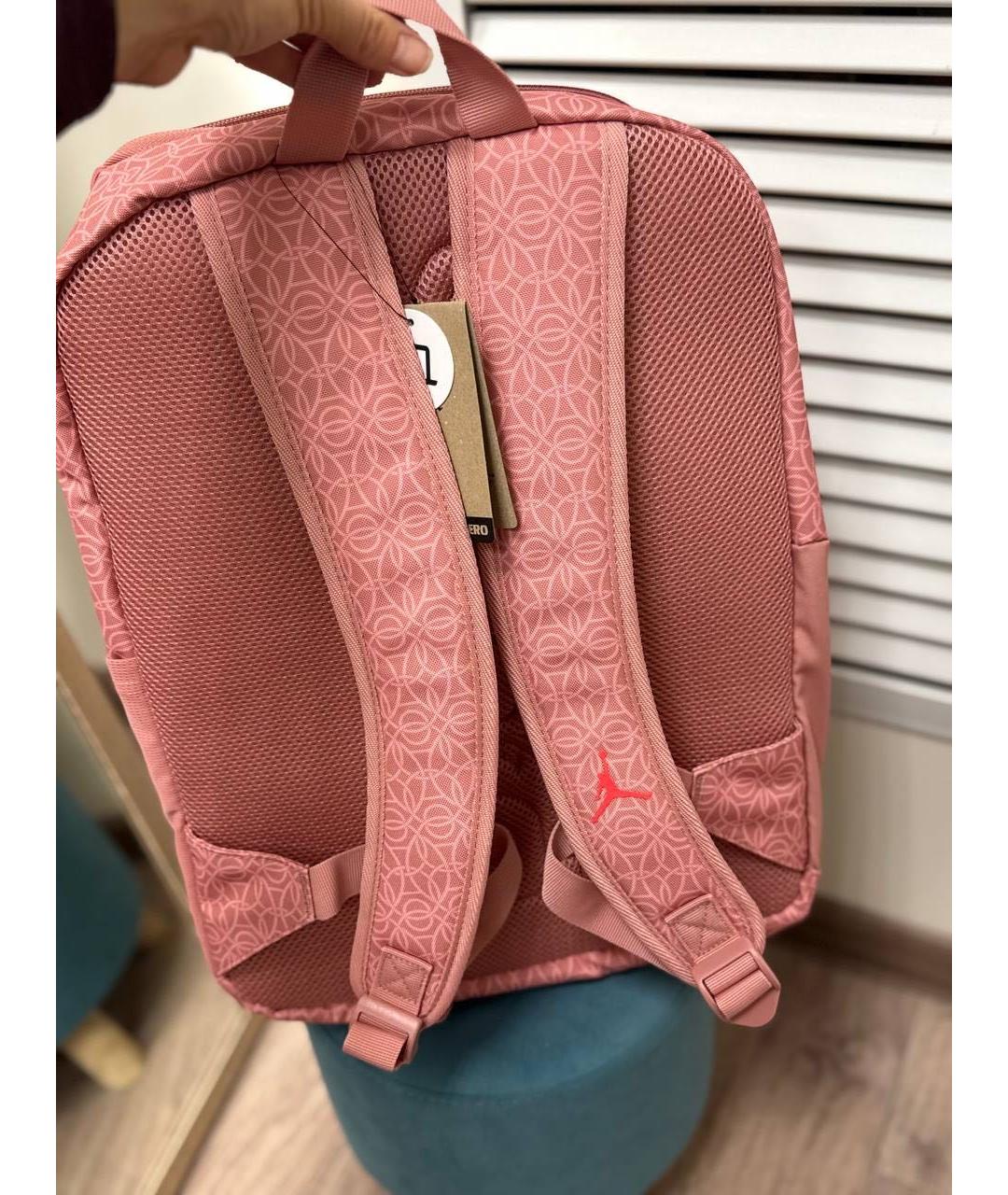 JORDAN Розовый тканевый рюкзак, фото 3