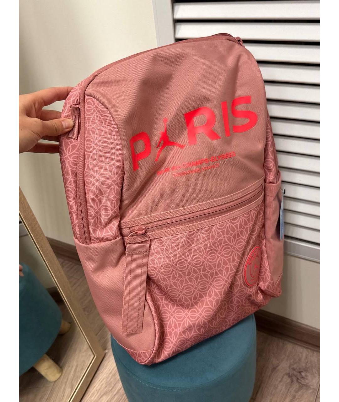 JORDAN Розовый тканевый рюкзак, фото 2