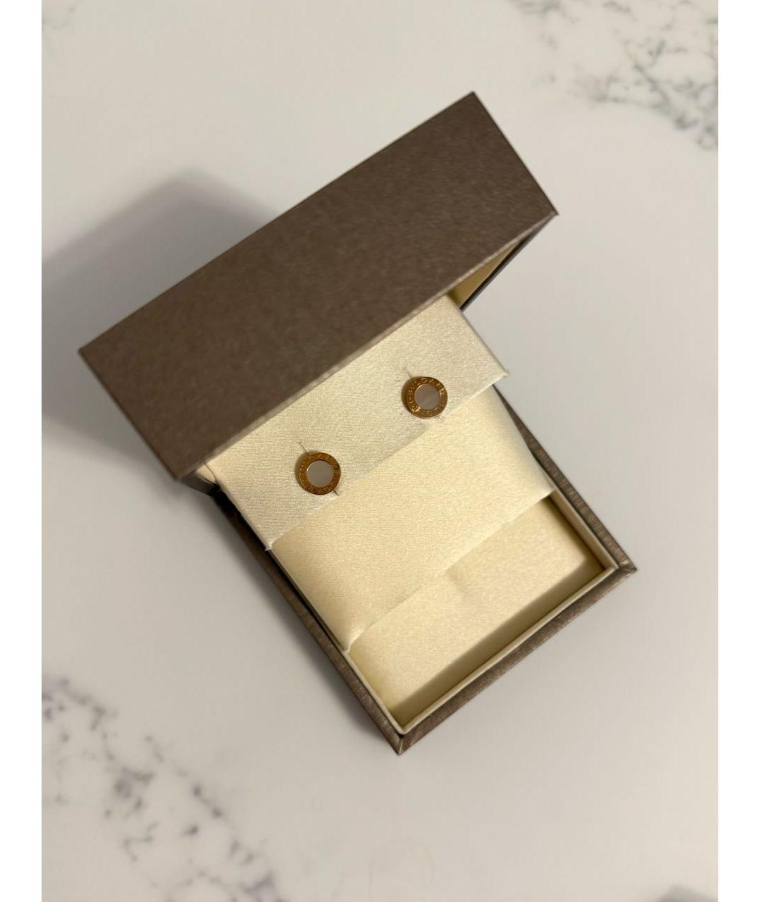 BVLGARI Золотые серьги из розового золота, фото 2