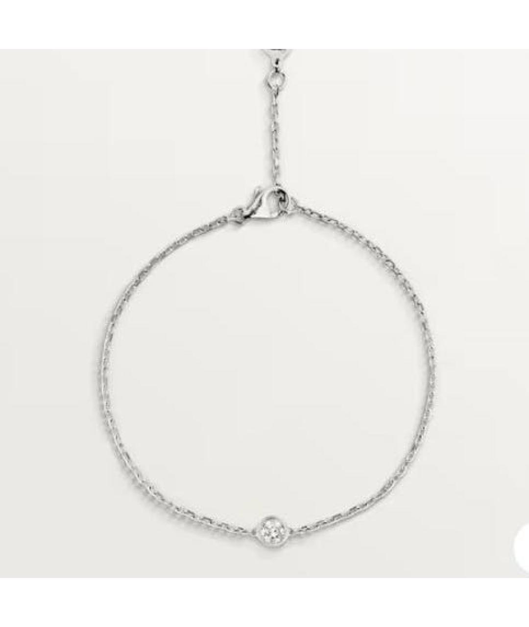 CARTIER Серебрянный браслет из белого золота, фото 1