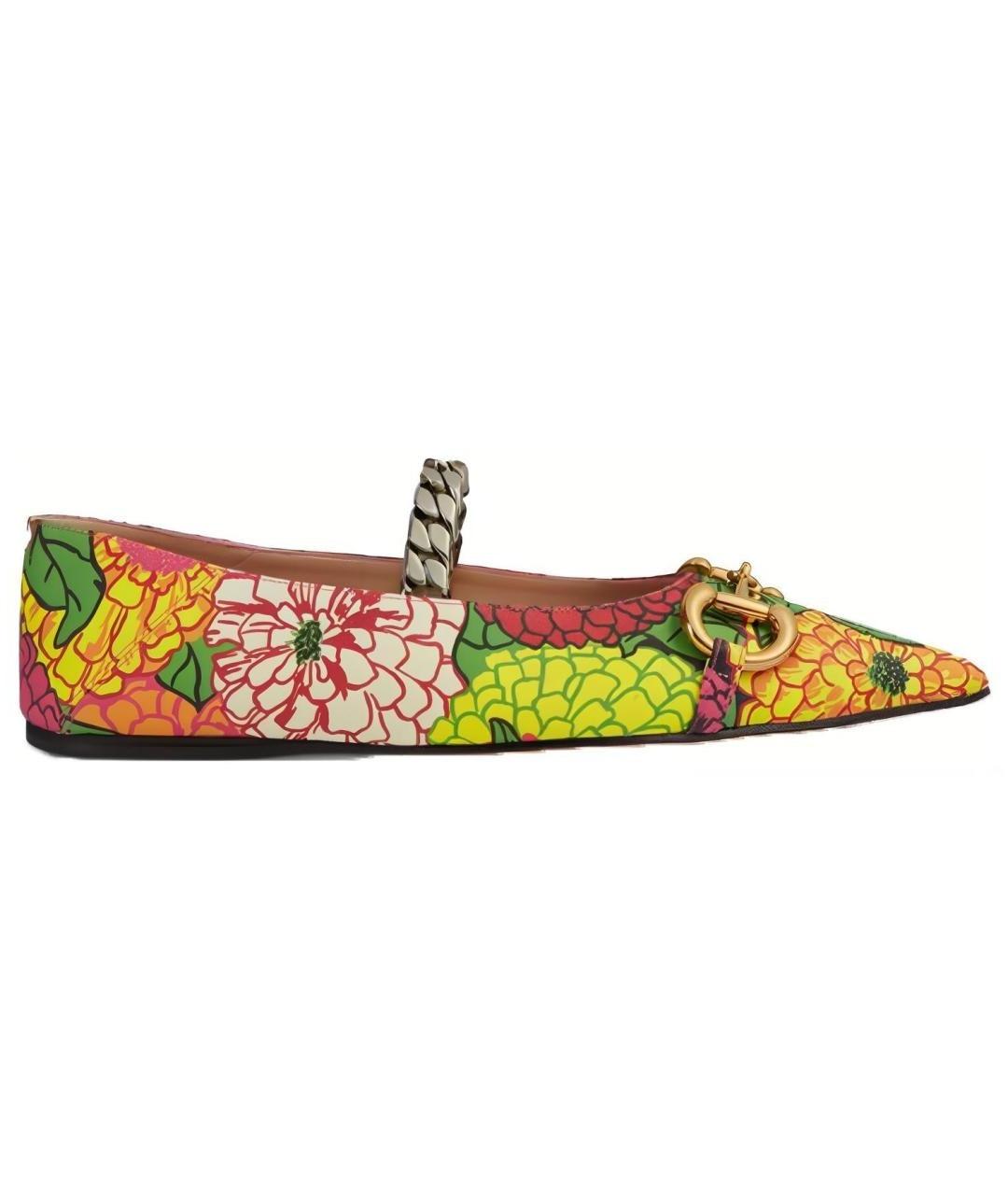 GUCCI Мульти балетки, фото 1